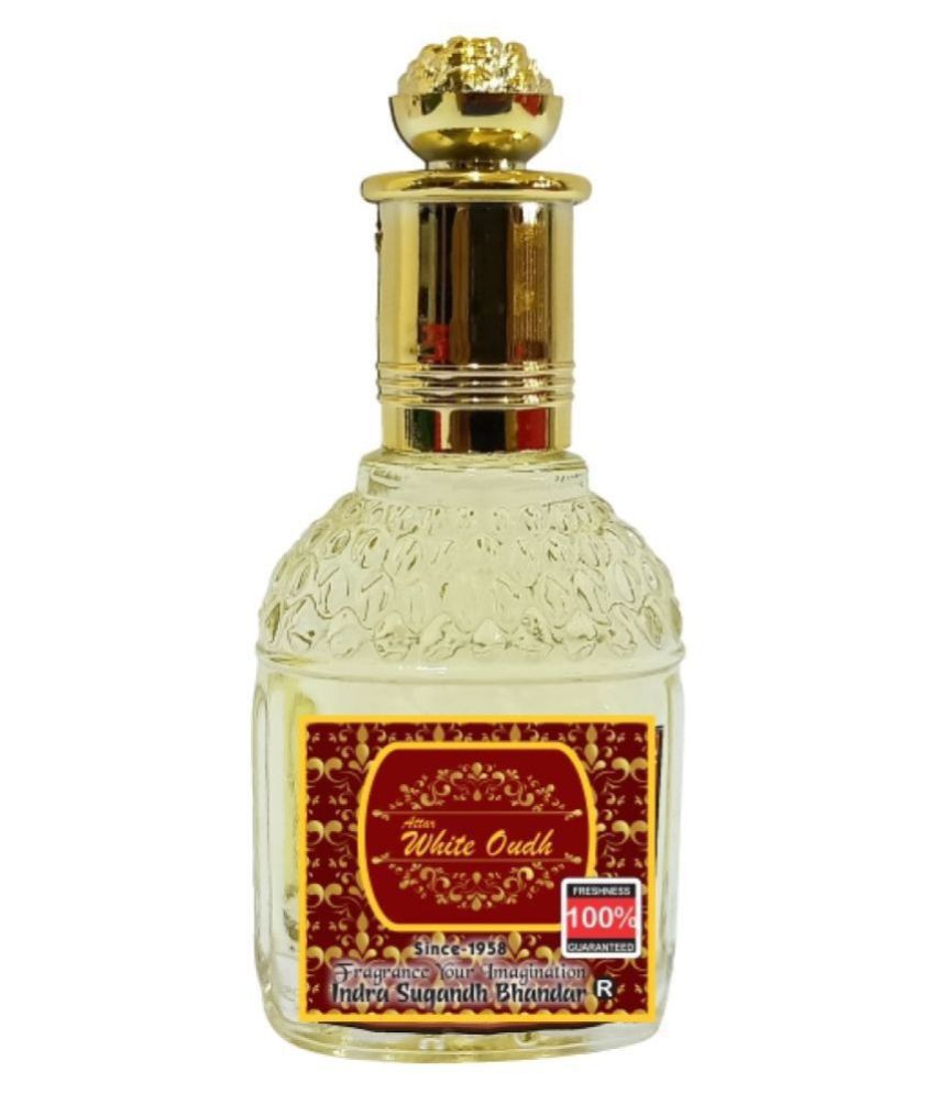     			INDRA SUGANDH BHANDAR - White Oud Arabic Long Lasting Fragrance Attar For Men & Women 25ml Pack Of 1