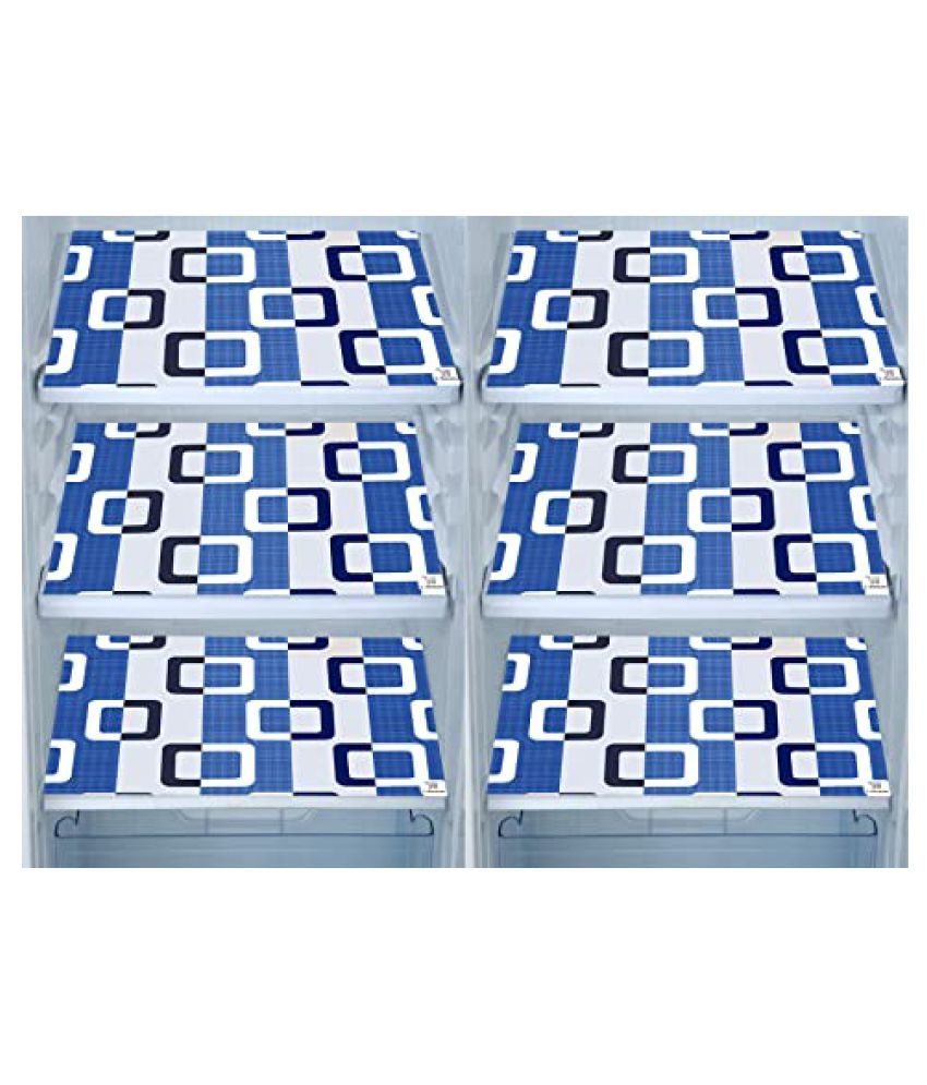     			Revexo Set of 6 PVC Multi Fridge Mats