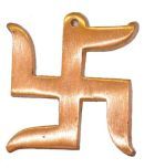 Hindu Lucky Symbol Swastik Pure copper Wall Hanging for Vastu and Good Luck Copper Swastik Vastu Remedies & Product