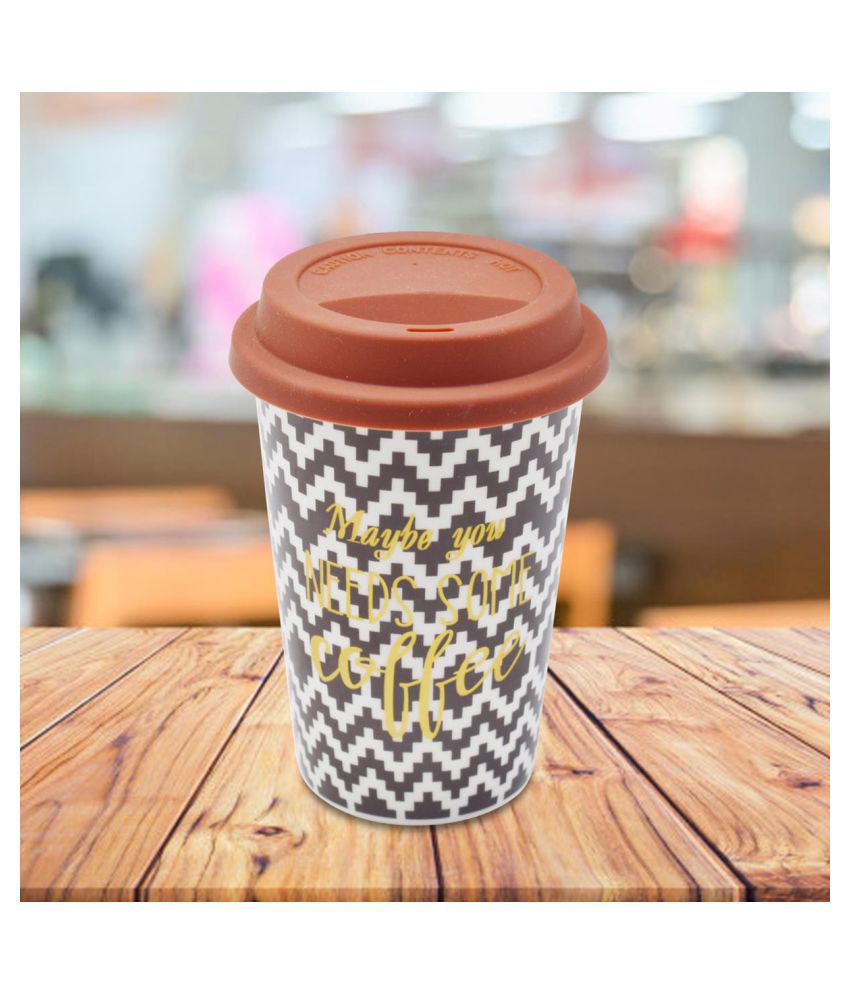 Kookee Ceramic Coffee Mug 1 Pcs 325 mL