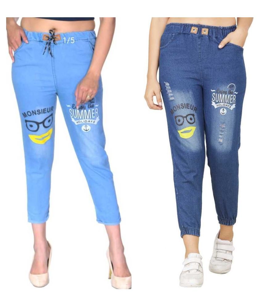 poly cotton joggers