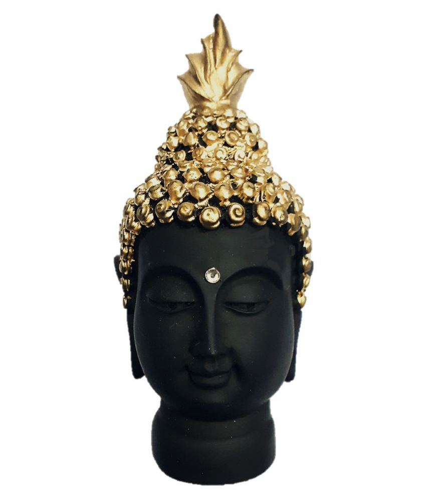     			Spreading Smiles Resin Buddha Statue/Party Decor Black - Pack of 1