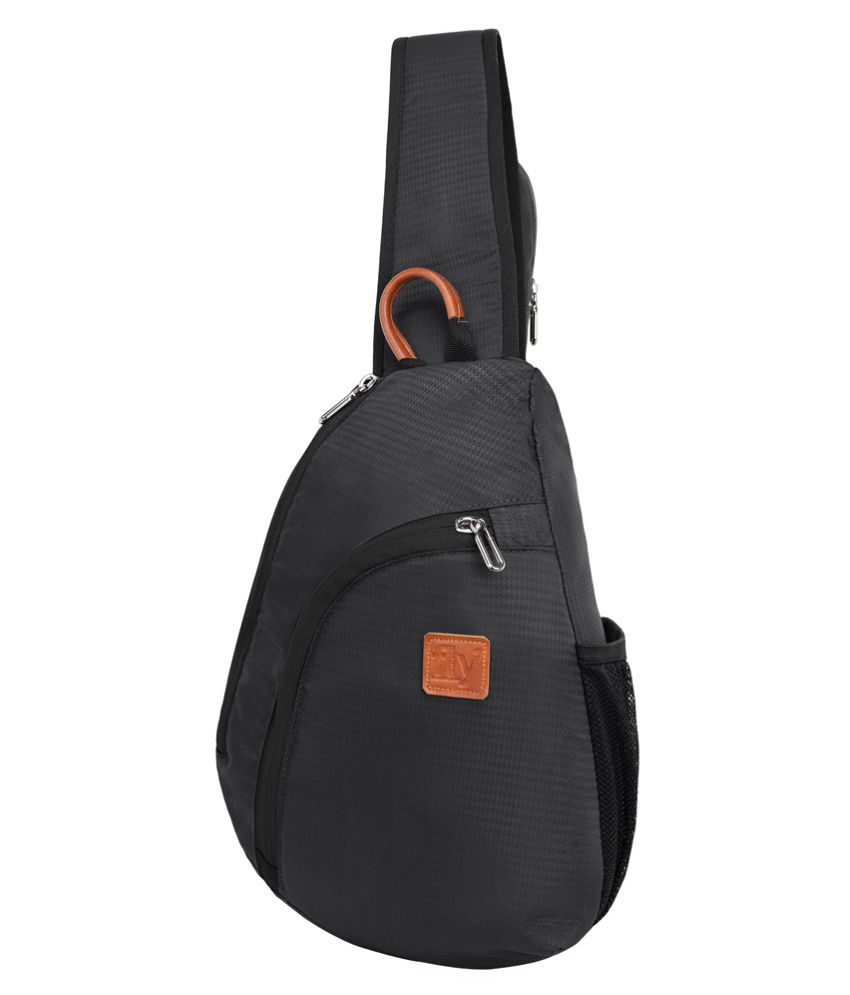 Fly Fashion Black 6 Ltrs Backpack