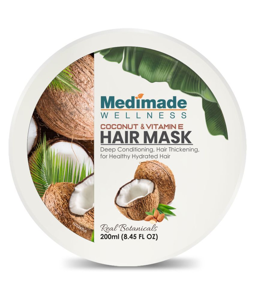 Medimade Coconut and Vitamin E Hair Mask 200 mL Buy Medimade Coconut