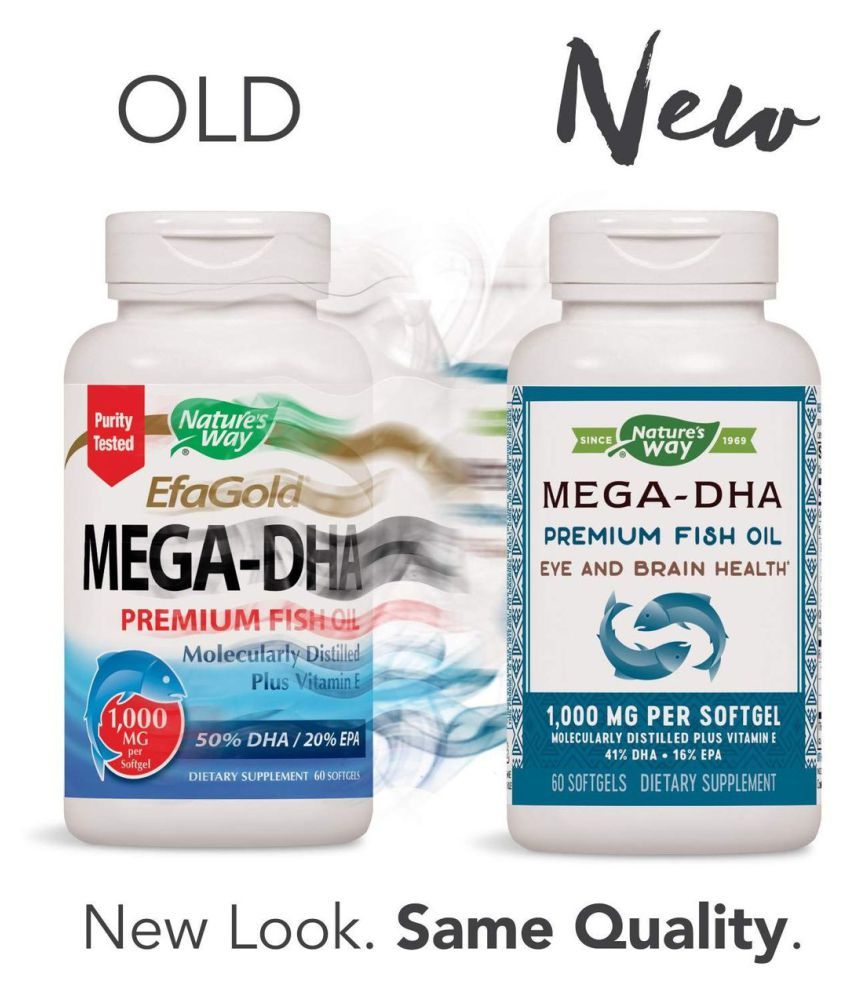 格安SALEスタート】 Nature's Way Mega-DHA 1000mg 60ソフトジェル 3パック 60 Softgels Pack of 3  fucoa.cl