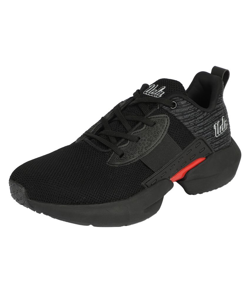     			UCLA COUGAR Black Running Shoes