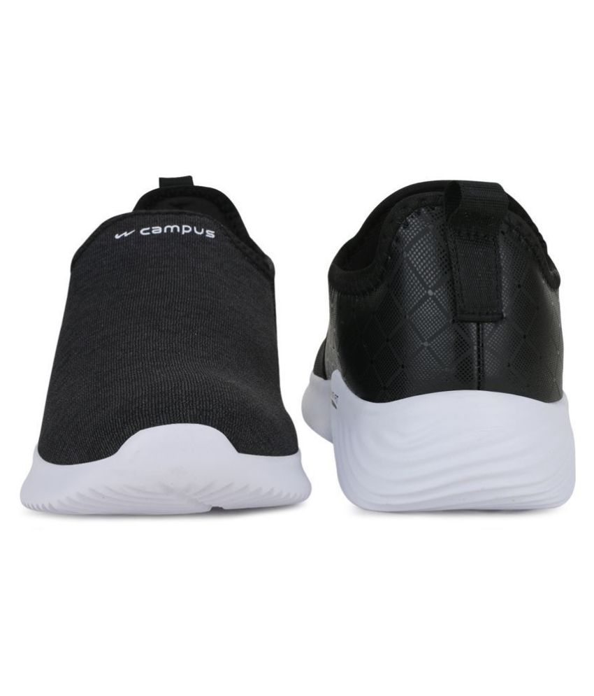 campus black shoes without laces