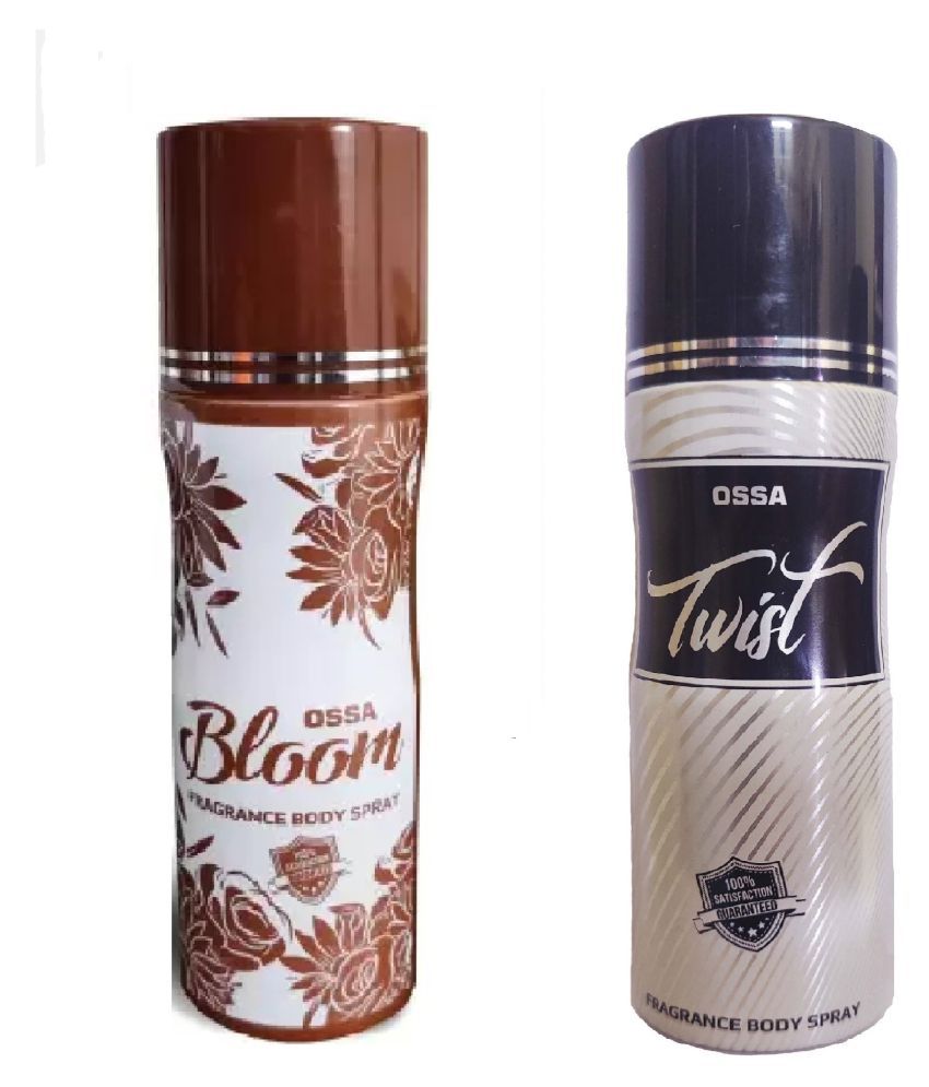     			OSSA 1 BLOOM and 1 TWIST deodorant, 200 ml each(Pack of 2)