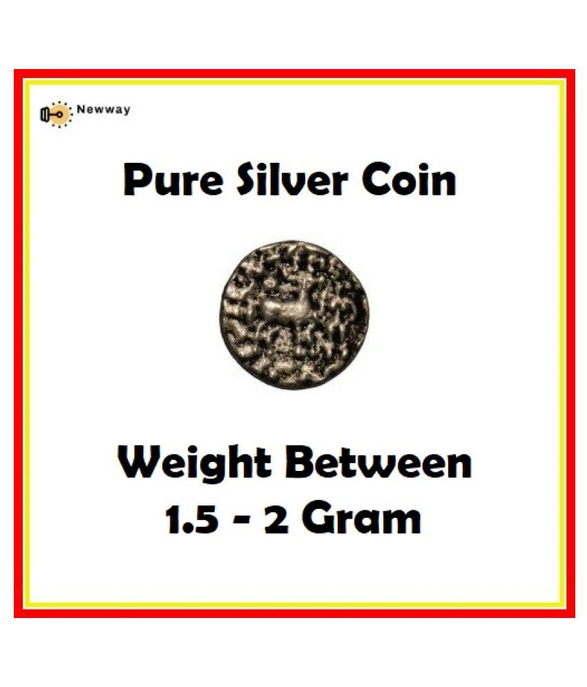     			(100%Pure Silver Coin) 1 Drachm - (1st Centenary BCE ) Great Kingof Amoghabhuti Kuninda Kingdom Rare Coin
