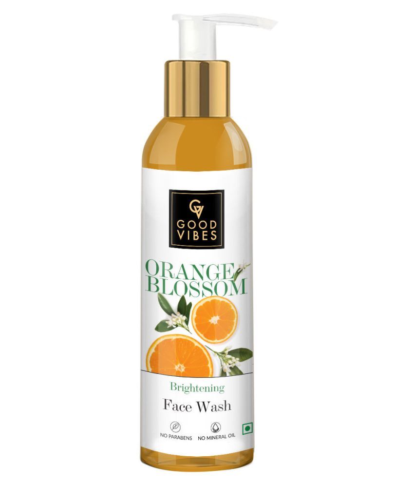 Good Vibes Skin Brightening Face Wash Orange Blossom (120 ml) Buy