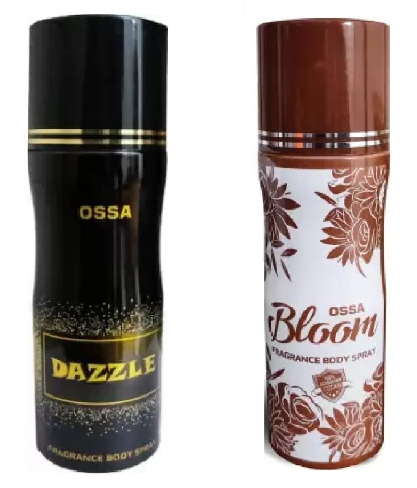     			OSSA 1 DAZZLE and 1 BLOOM deodorant, 200 ml each(Pack of 2)