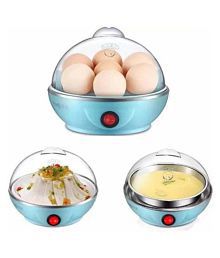 BRAHMANI Egg Boiler Electric Automatic Off 7 Egg Poacher for Steaming, Cooking Also Boiling and Frying, Multi Colour