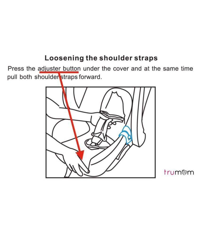 Trumom (USA) Infant Baby Car Seat, Carry Cot and Rocker with Canopy for