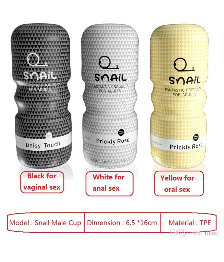 Buy Kamahouse Snail Cup Male Masturbator Realistic Pocket Pussy Stroker Vagina Oral Anal Adult