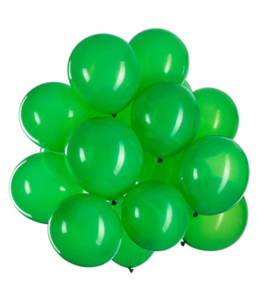     			Blooms Vibrant Colous Combo Pack of 50 Balloons - Green Balloons Combo