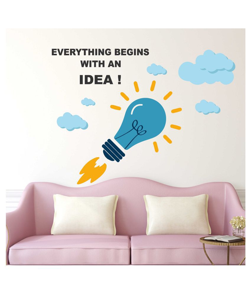     			Wallzone Inspirational Quotes Sticker ( 100 x 70 cms )