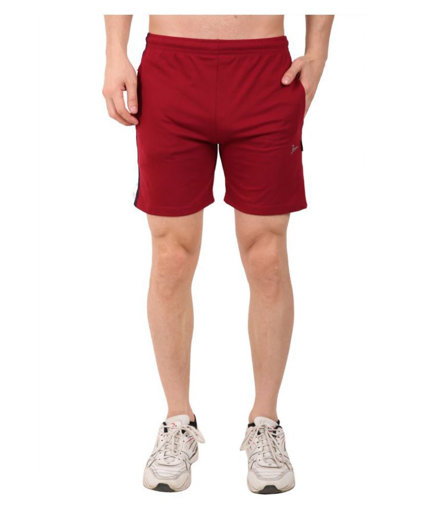 maroon cargo shorts