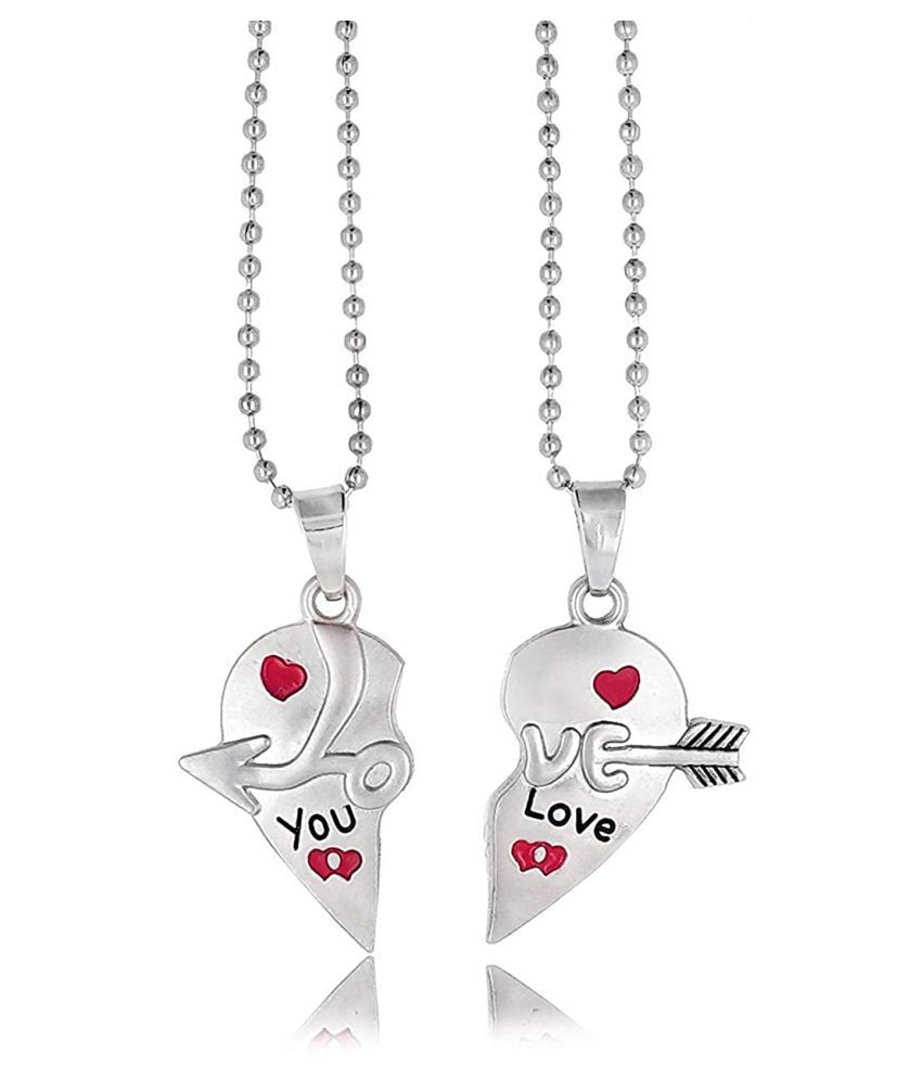 Boys Rhodium Stainless Steel Pendant 