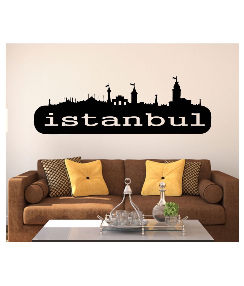     			Wallzone Istanbul Sticker ( 70 x 75 cms )