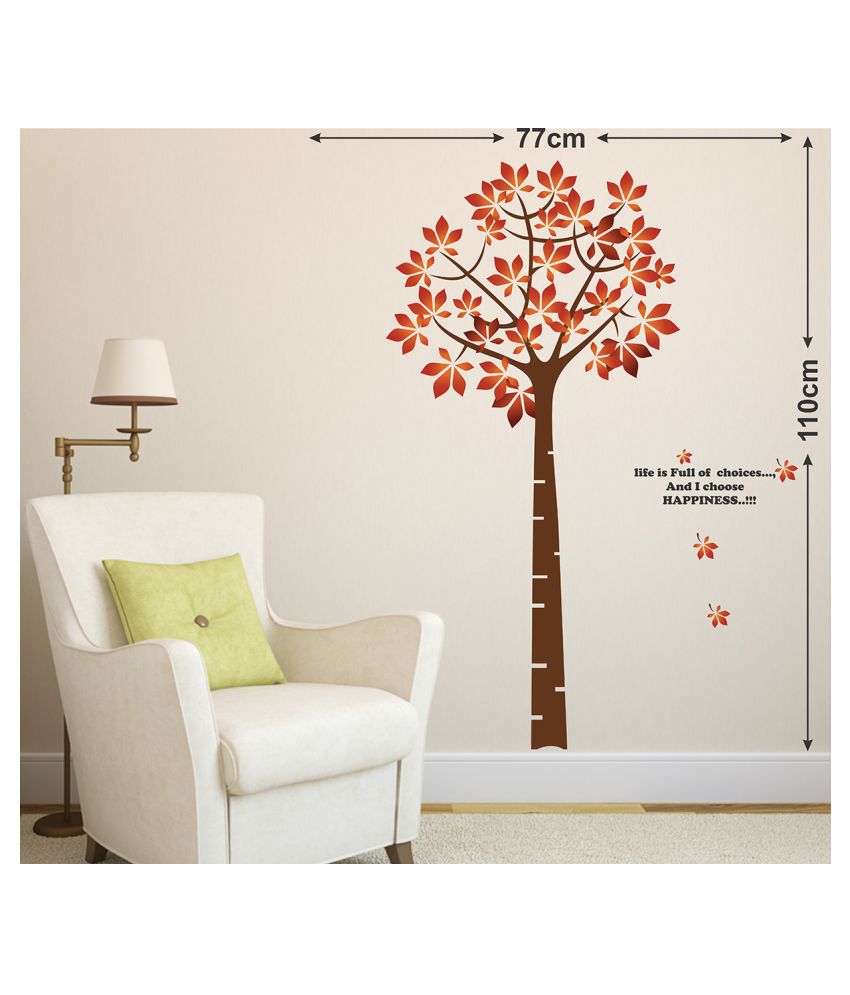     			Wallzone Tree Sticker ( 70 x 75 cms )