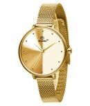 ADAMO Stainless Steel Round Womens Watch