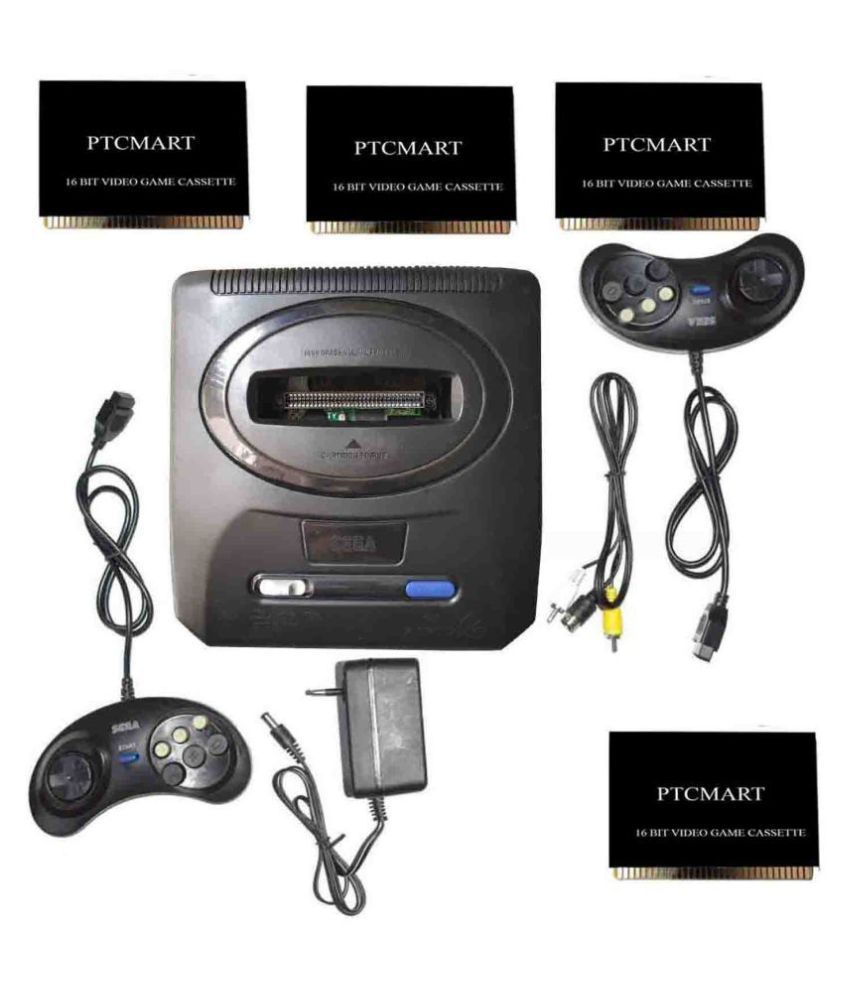 New game 16 bit sega tv video game with Inbuilt Games Like fighting / Sonic  / racing and more Games in-built with extra 4 game chips…. - Buy New game  16 bit