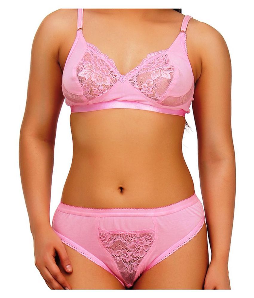 Buy Tcg Cotton Lycra Bra And Panty Set Online At Best Prices In India