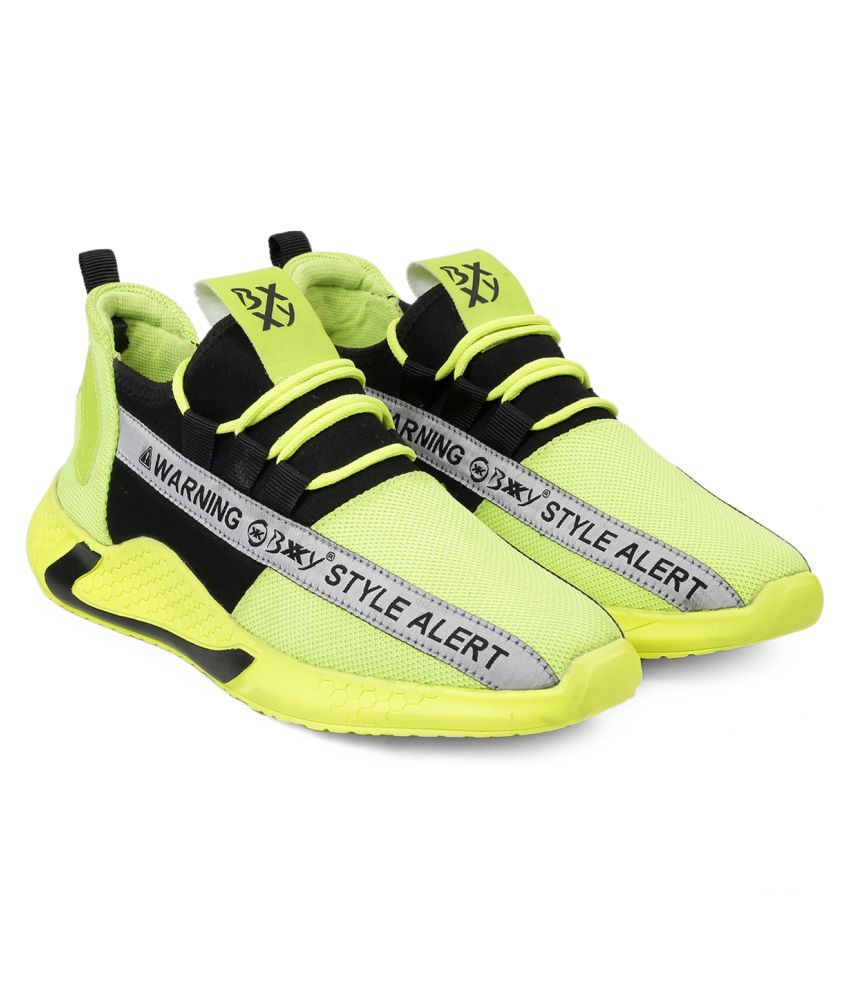     			YUVRATO BAXI Sports Green Running Shoes