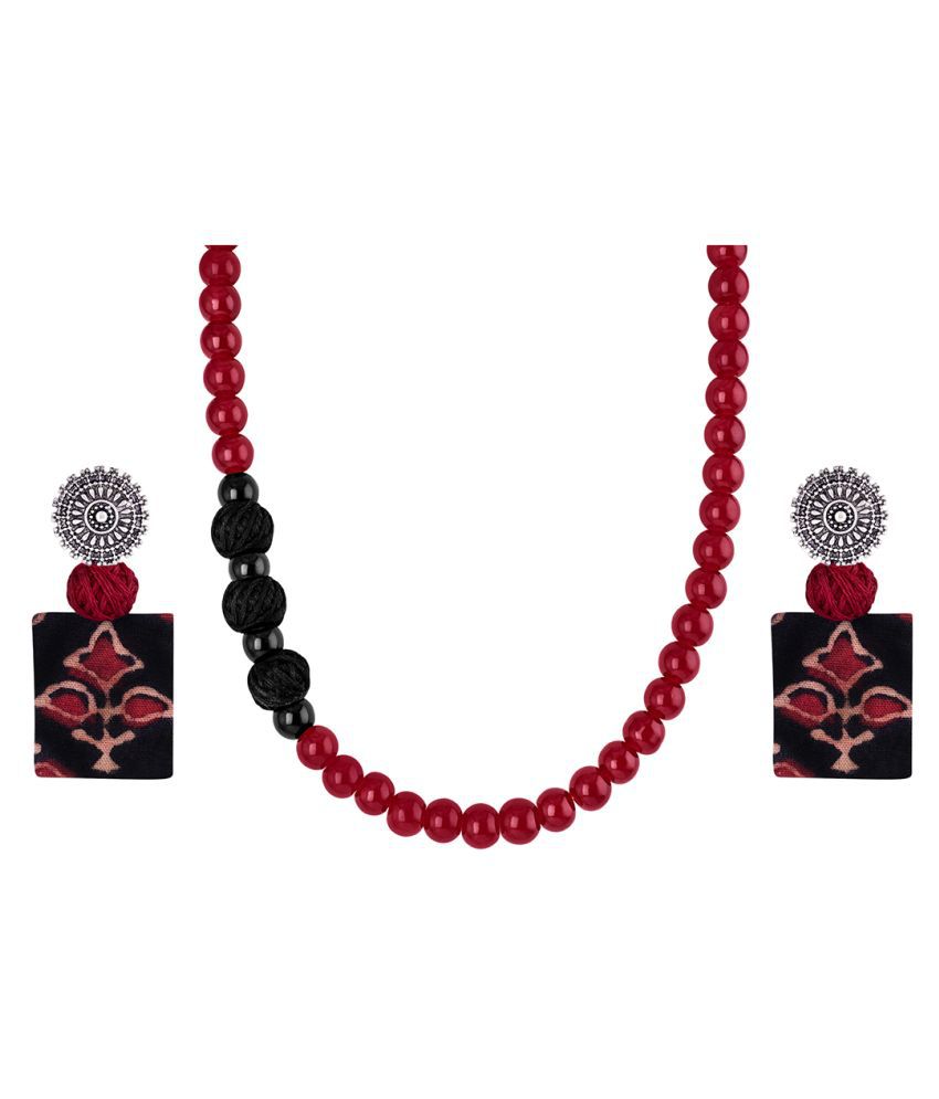     			JFL - Jewellery For Less Brass Multi Color Contemporary/Fashion Necklaces Set Princess