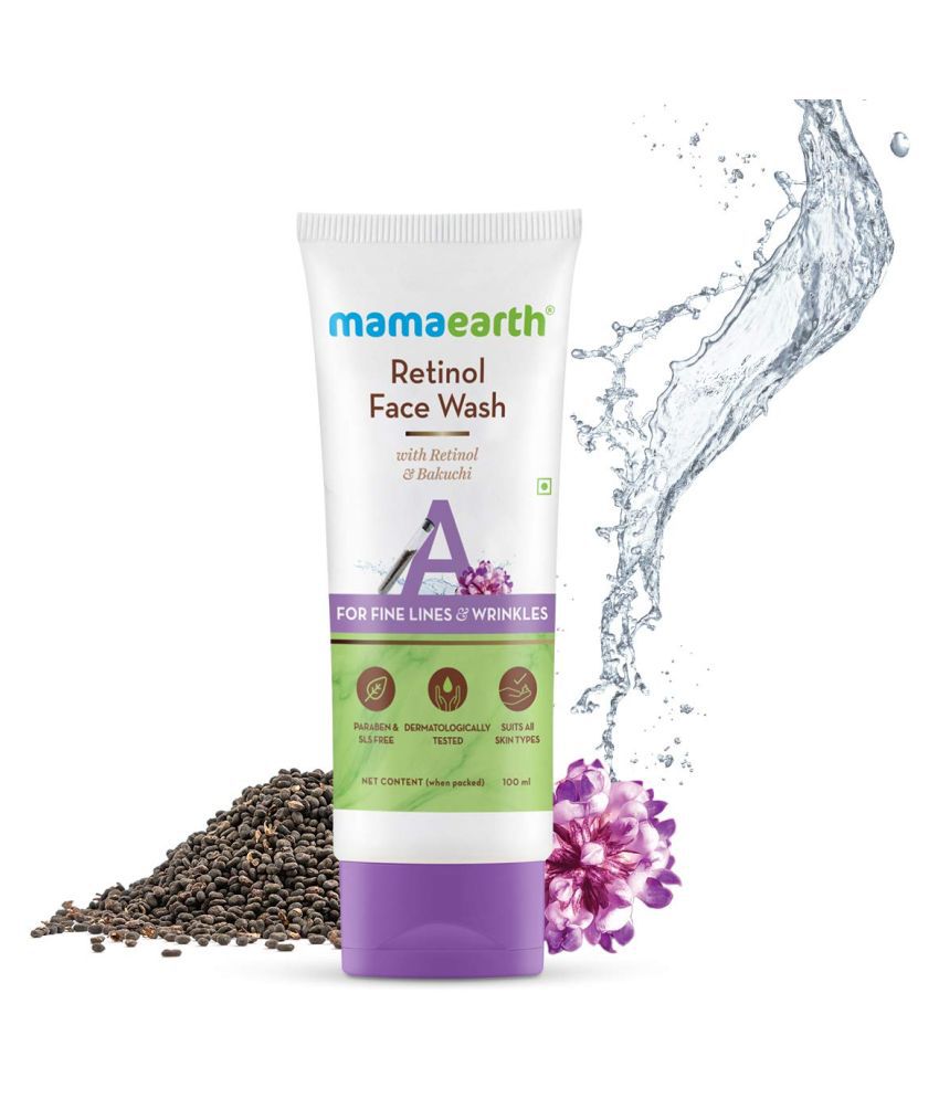     			Mamaearth - Fine Lines and Wrinkles Reducing Face Wash For All Skin Type ( Pack of 1 )