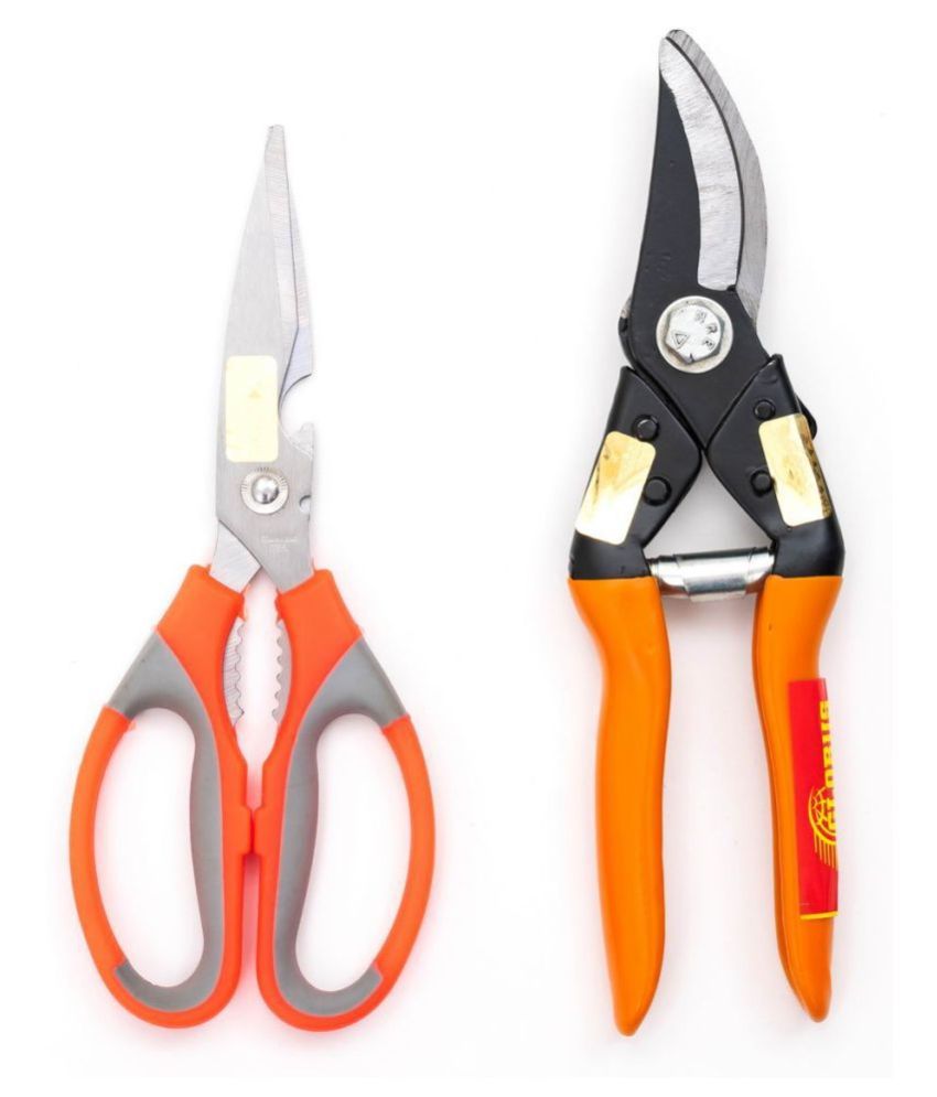     			GLOBUS 406 STEEL MAJOR PRUNER 8" (200 MM) AND MULTIPUPOSE KITCHEN AND GARDEN SCISSOR