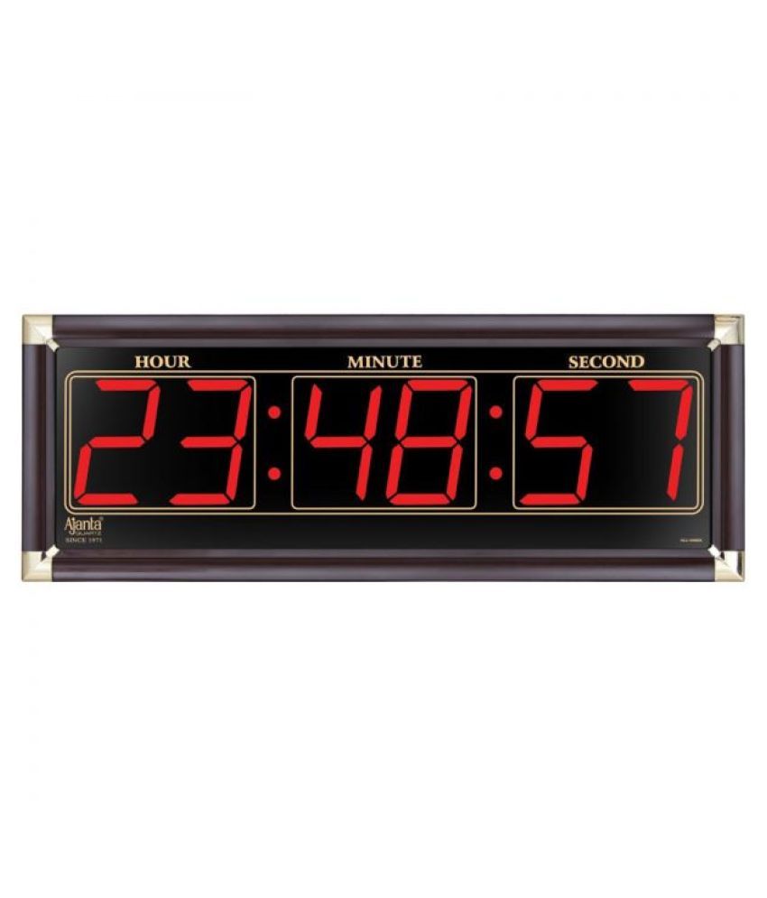 ajanta quartz digital wall clock