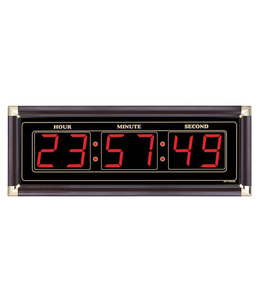 Ajanta Quartz Rectangular Digital Wall Clock ( 5 x 24 cm ) Buy Ajanta