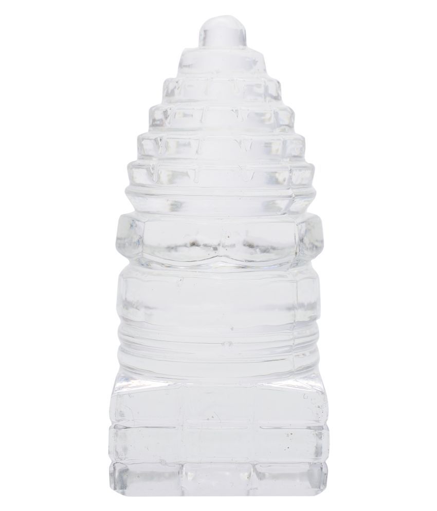     			KESAR ZEMS Glass Shree Yantra (10-15) Gm To Get The Blessings Of Goddess Lakshmi  (1.5 x 1.5 x 5 CM,Clear)