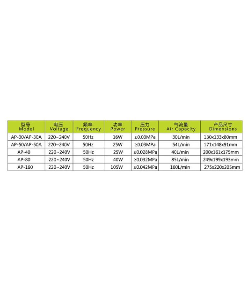 ap 160 air pump