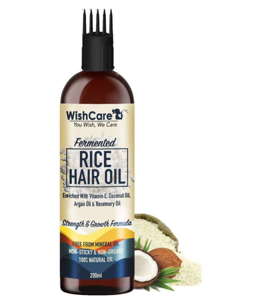 WishCare Fermented Rice Hair Oil - Growth Hair Oil 200 mL