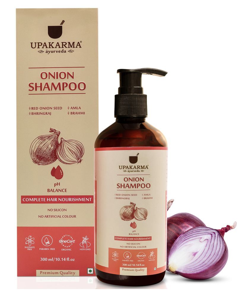 upakarma ayurveda Onion Hair Oil & Red Onion Shampoo Anti Hair Fall