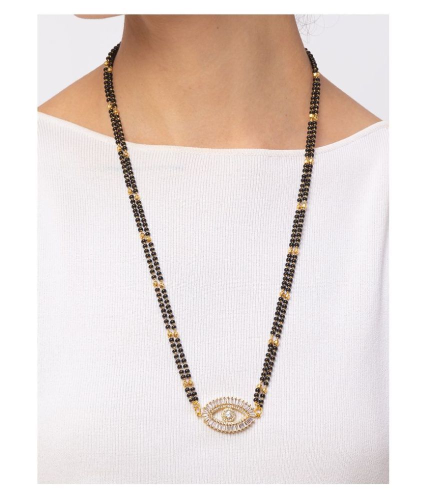 Digital Dress Room Long Mangalsutra Evil Eye Designs (24 Inches) Buy