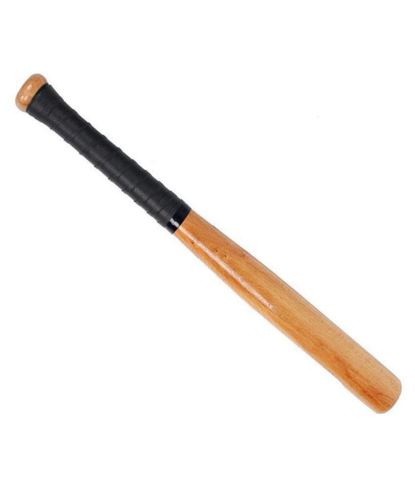     			VASUCO Baseball Bat/  Wooden Baseball Bat / Natural Baseball bat for Playing Outdoor Game (Wooden Base bat) (Brown)