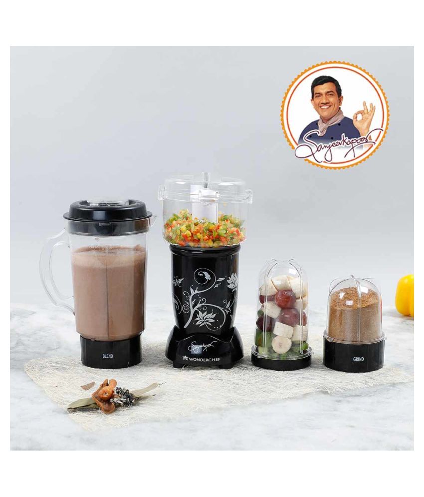 Wonderchef Nutriblend CKM 400 Watt 3 Jar Juicer Mixer Grinder Price in