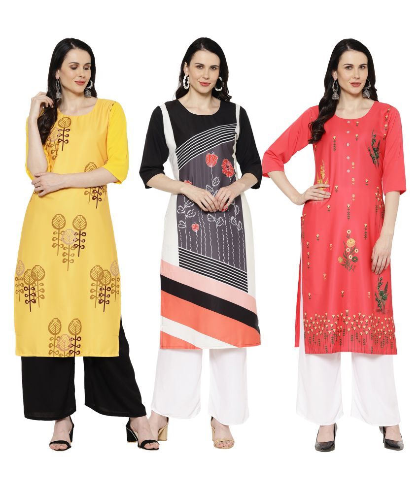 Ethnic Basket Multicoloured Crepe 