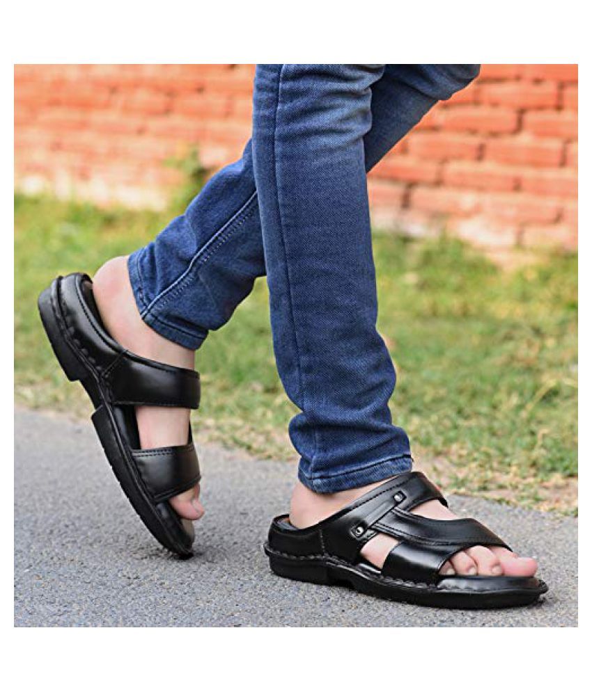 snapdeal leather slippers