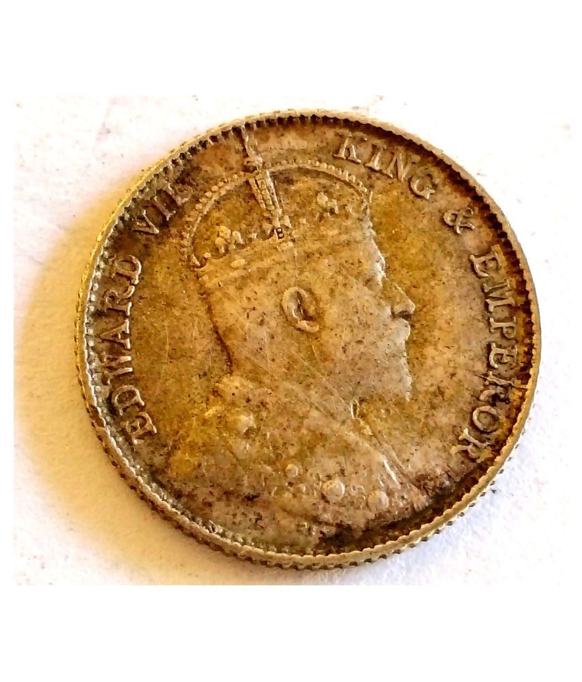     			Straits Settlements  - 5 Cents - Edward VII 1910 Silver  • 1.36 g • ⌀ 16.0 mm KM# 20a