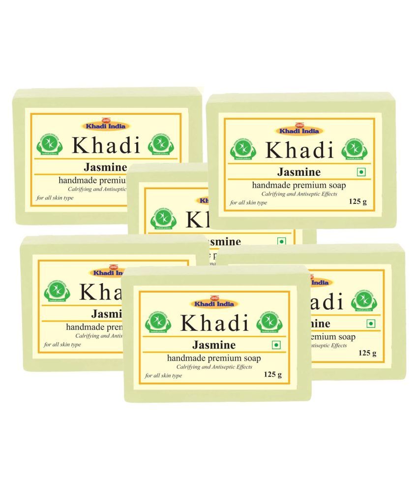     			Premium Khadi Jasmine Soap 750 g Pack of 6