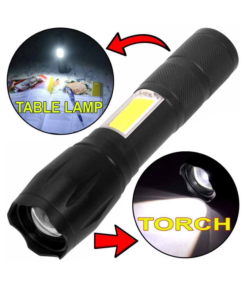 SJ 20W Flashlight Torch 500M LED 5 Mode - Pack of 1: Buy SJ 20W ...