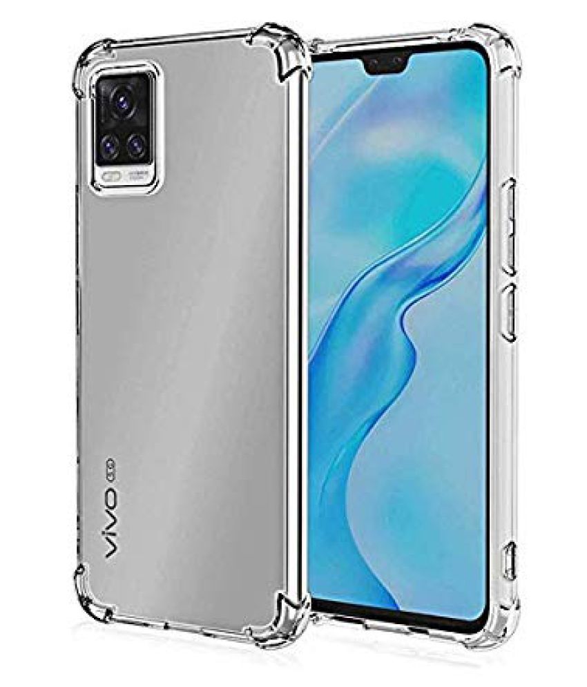     			Vivo V20 Pro Plain Cases Megha Star - Transparent Premium Transparent Case