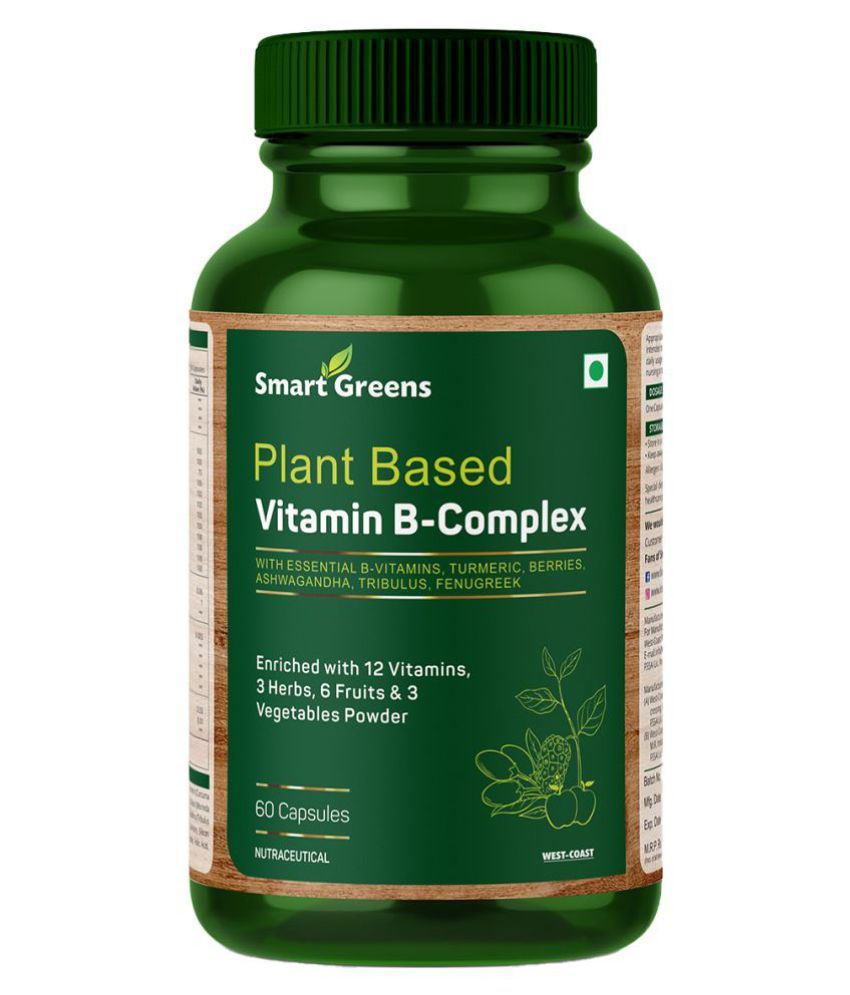 Smart Greens Plant Based Vitamin 60 no.s Vitamins Capsule