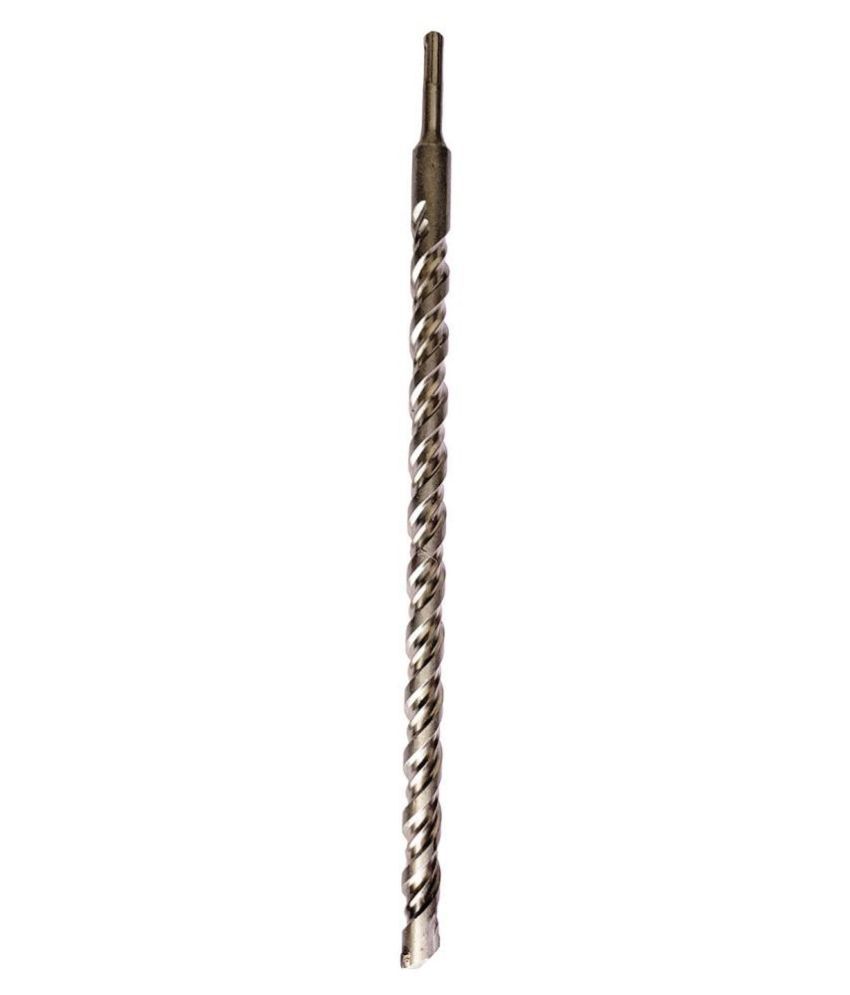     			Steel (18 x 450mm) Cross Tip Plus Hammer Drill Bit (Silver)