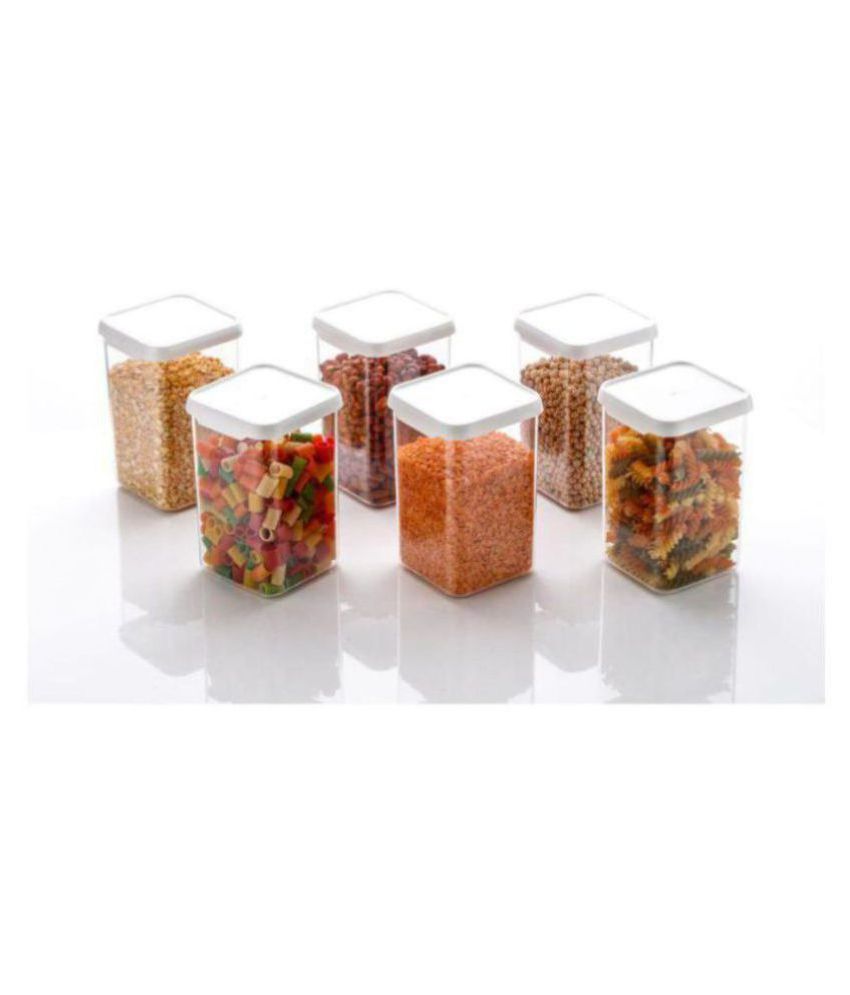     			Analog kitchenware Grocery, Dal, Pasta Polyproplene Food Container Set of 6 1100 mL