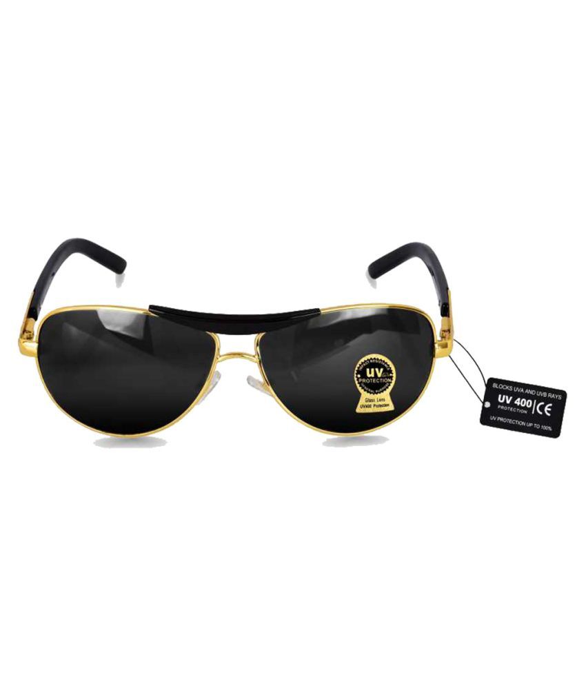 GLAMORSTYL Black Pilot Sunglasses ( Pilot Classic ) Buy GLAMORSTYL Black Pilot Sunglasses